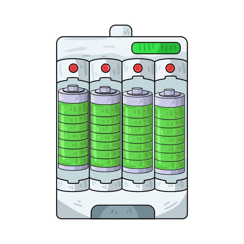 Illustration of battery vector