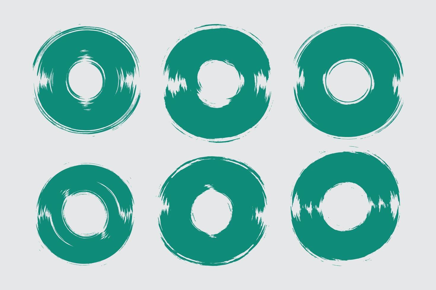 abstract oval shape with grunge texture vector