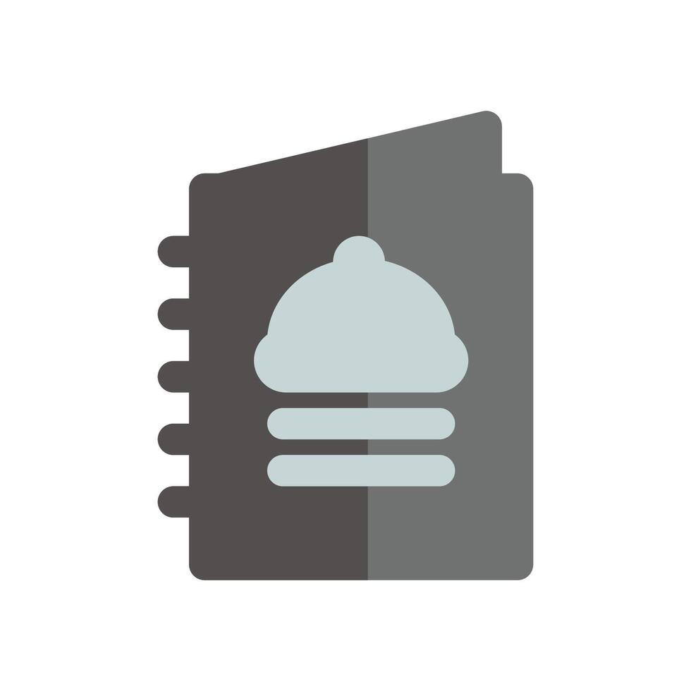 Menu icon flat style vector