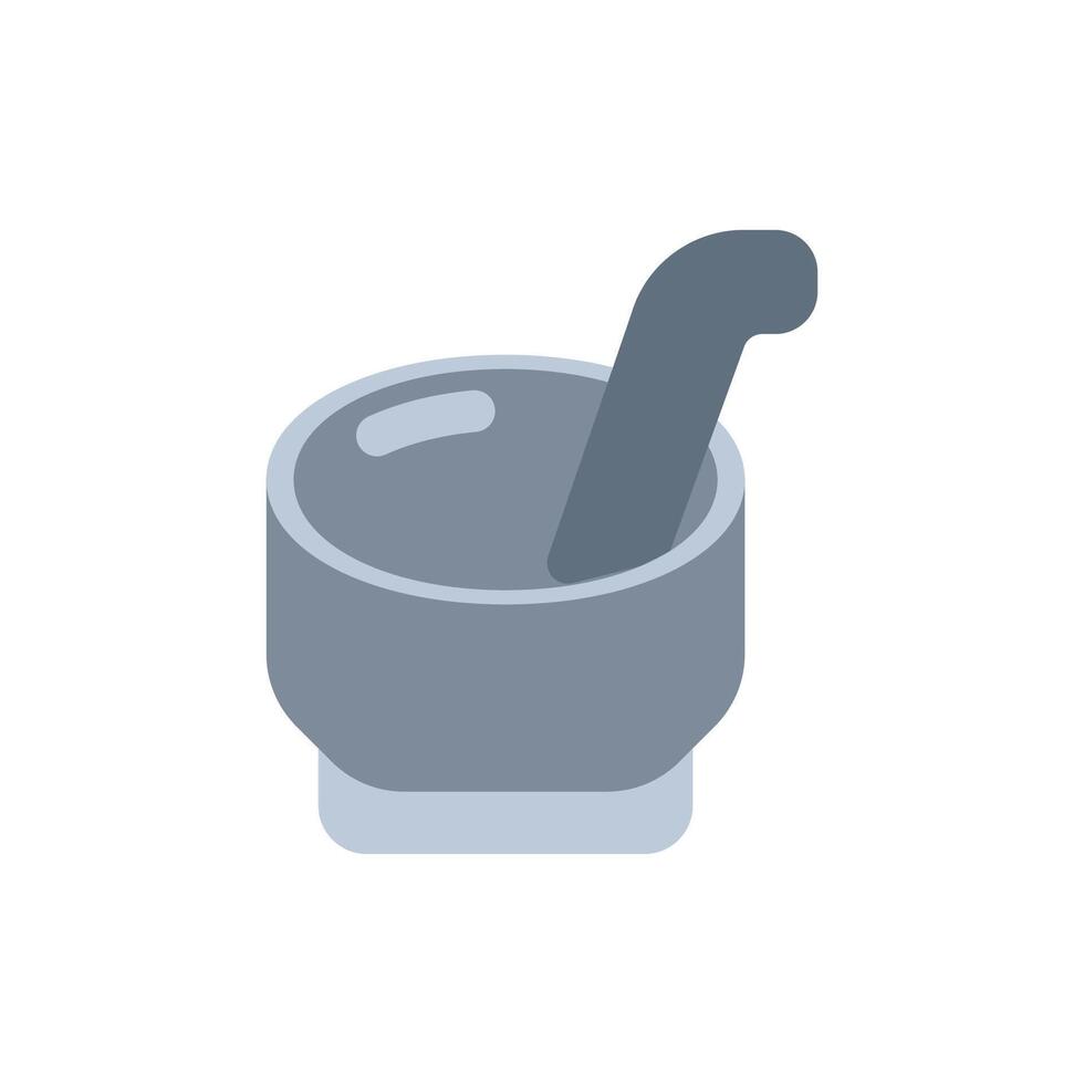 Soup icon flat style vector