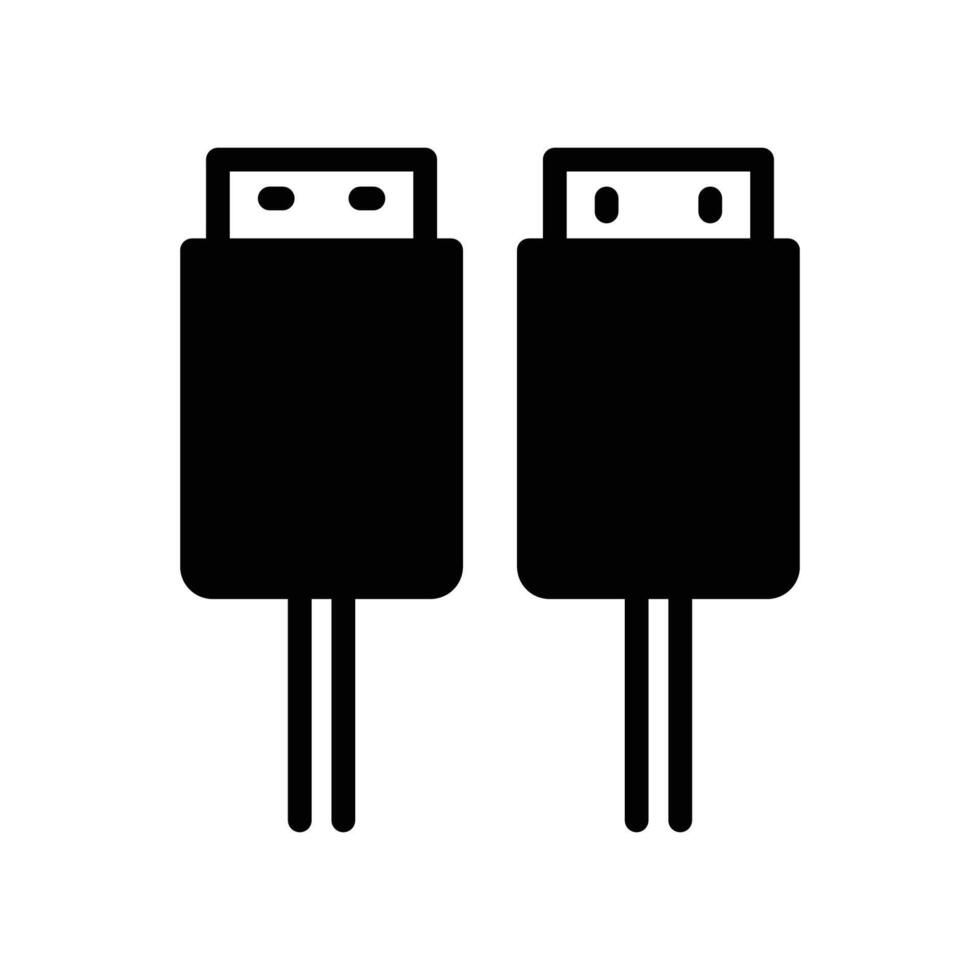 micro usb icon vector