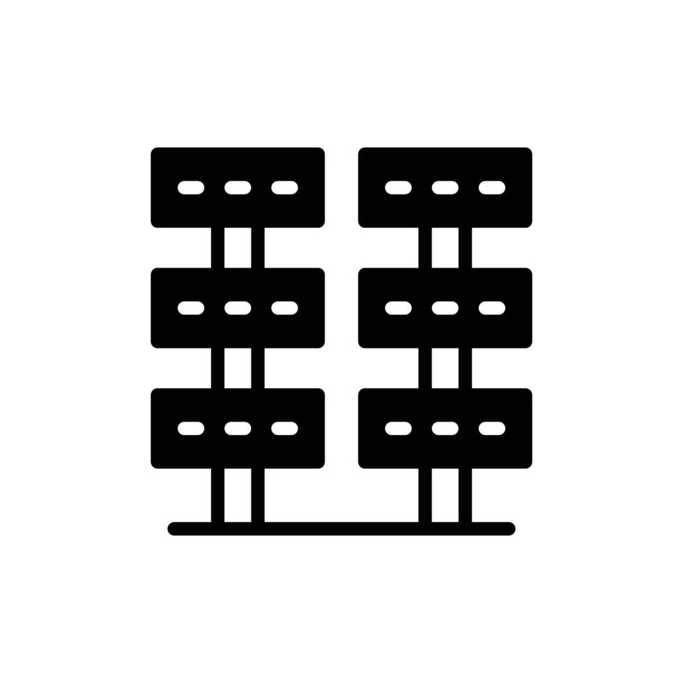 server data icon vector