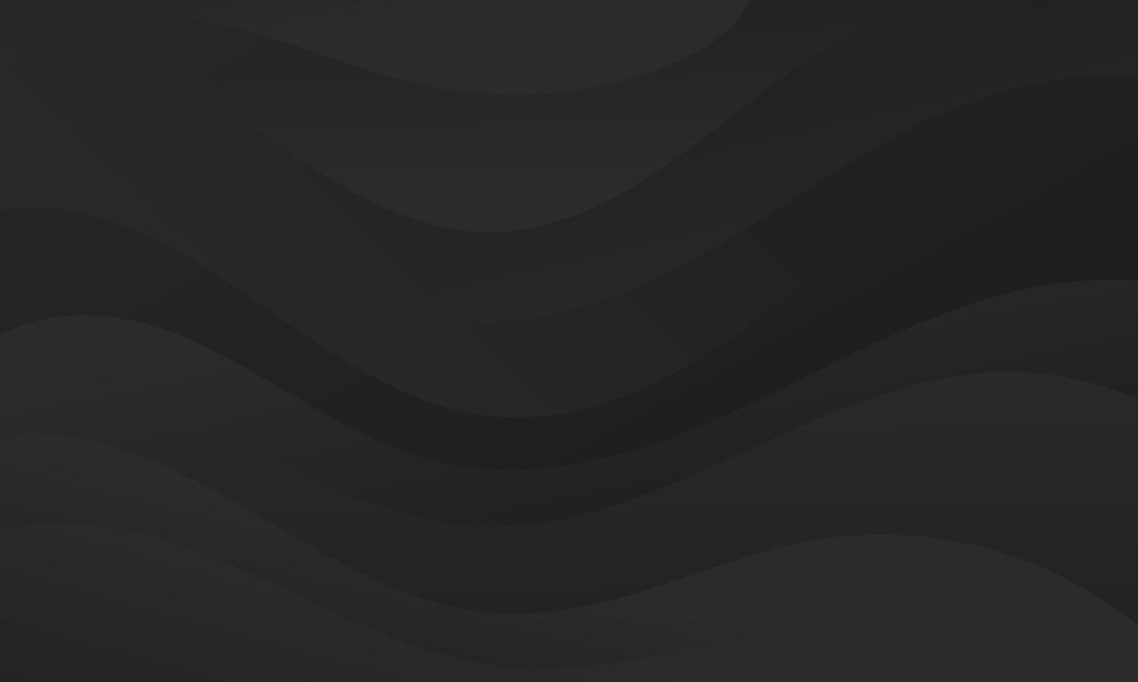 Add sophistication with this black gradient wave background. Ideal for website backgrounds, social media, ads, and presentation design vector