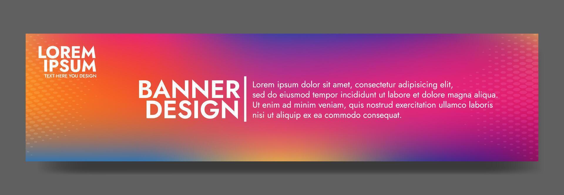Make your designs stand out with this red, blue and yellow mesh wave blur banner, suitable for promotional banners, social media posts, brochures vector