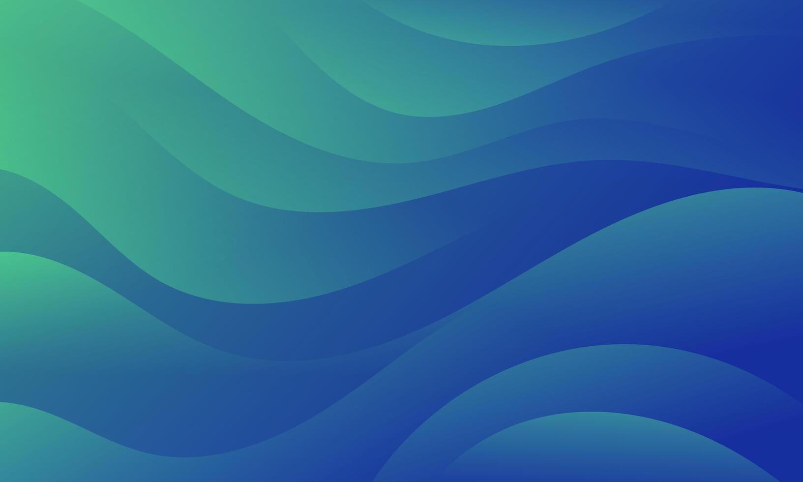 Add sophistication with this blue green gradient wave background. Ideal for websites, social media, ads, and presentation design vector