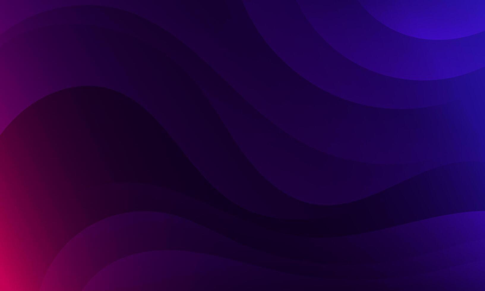 Abstract gradient wave background featuring a captivating array of waves in a harmonious dark purple gradient, perfect for website backgrounds, social media, advertising, and presentation design vector
