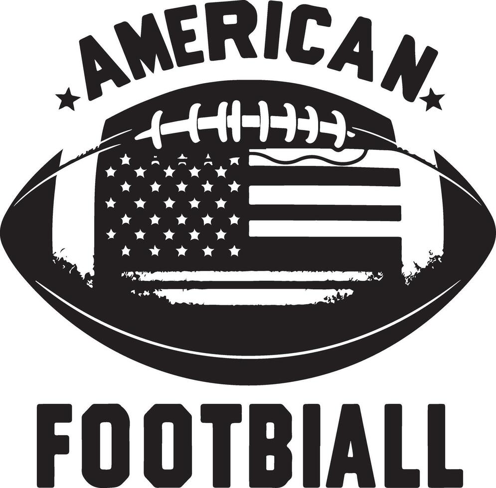 American football Rugby silhouettes image Flat silhouette sports silhouette vector