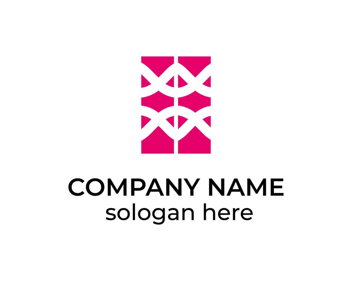Modern X logo design template for branding vector
