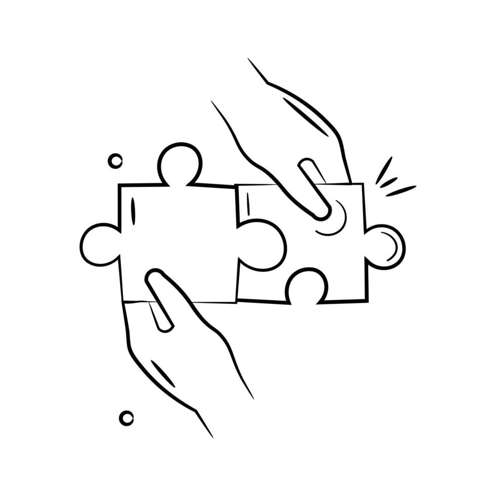 Take a look at creative icon of collaboration, teamwork, integration, coordination vector