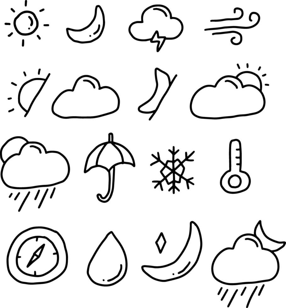 cute doodles design for templates. vector