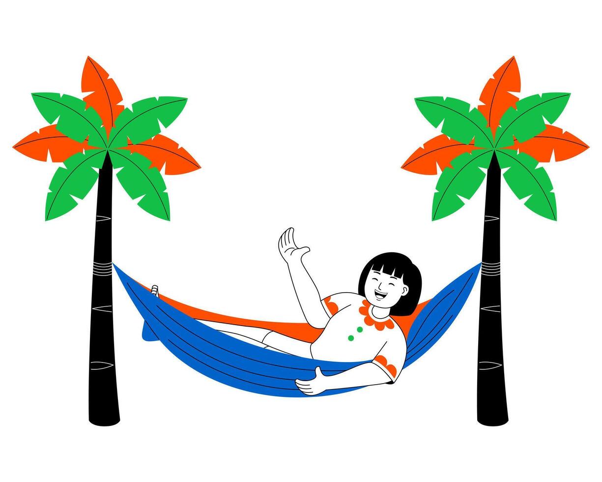 happy couple weekend fun activity illustration vector