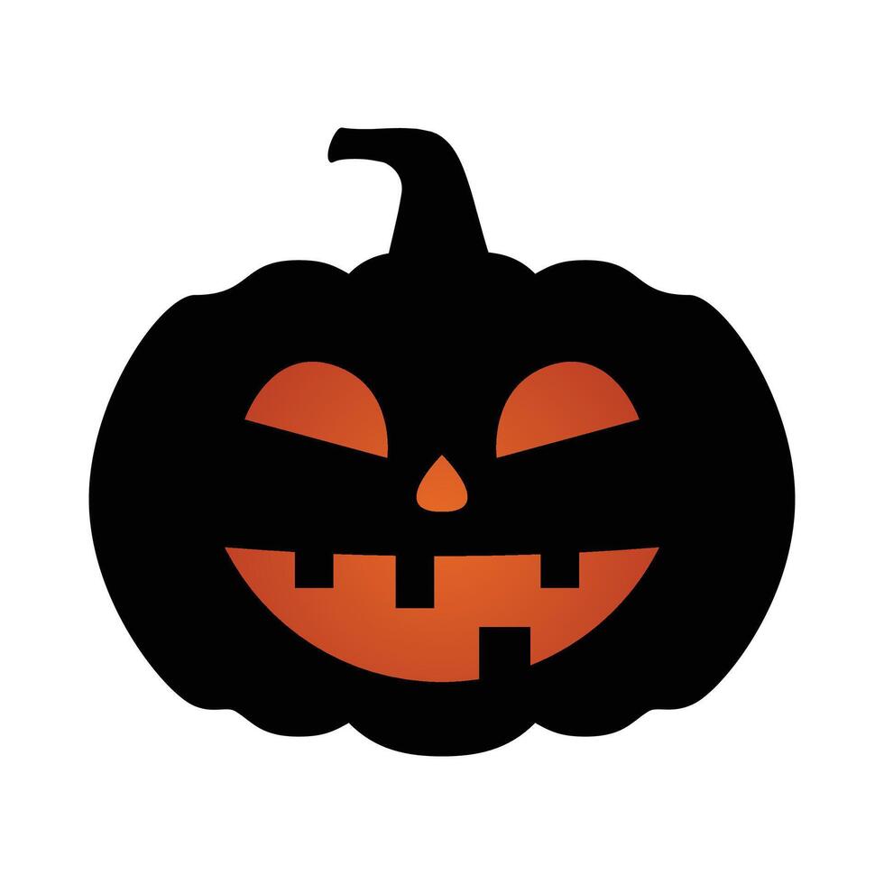 Halloween pumpkin isolated on a white background vector
