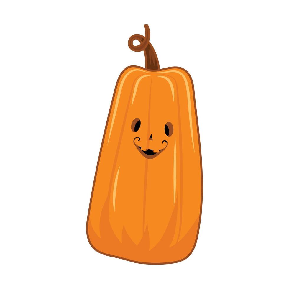 Hand drawn halloween pumpkins illustration vector