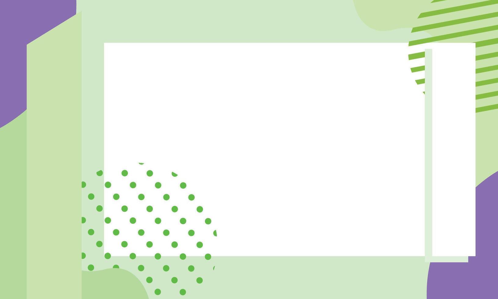 Pastel Memphis blog banner template design vector