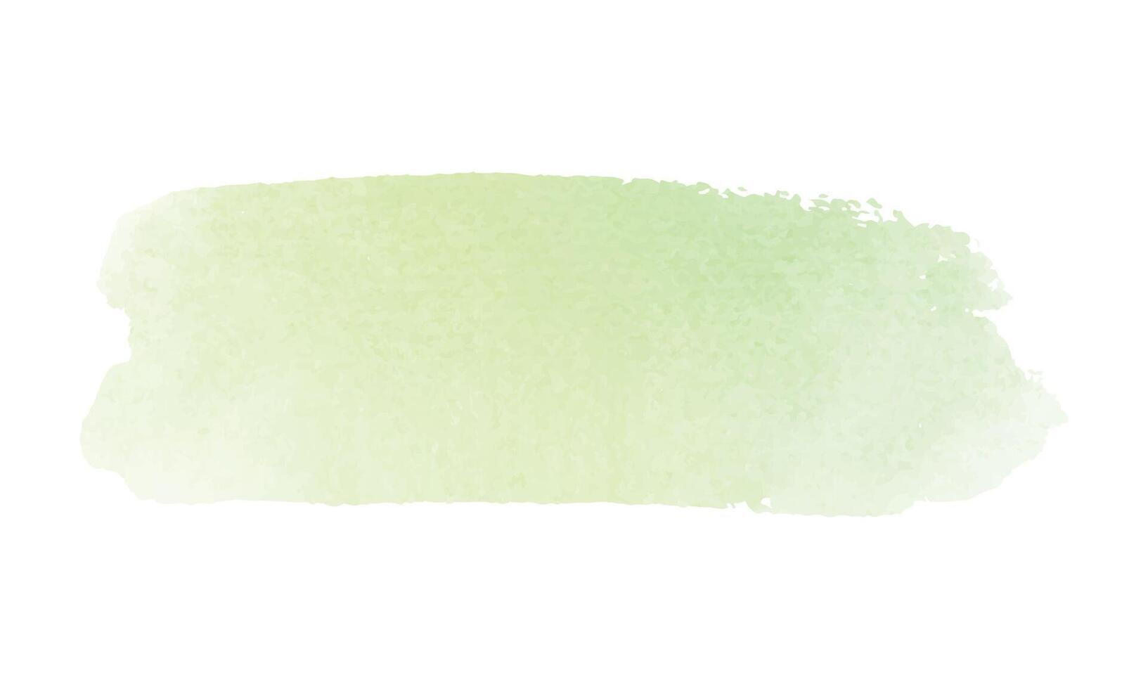 Abstract watercolor brush strokes isolated on white background vector