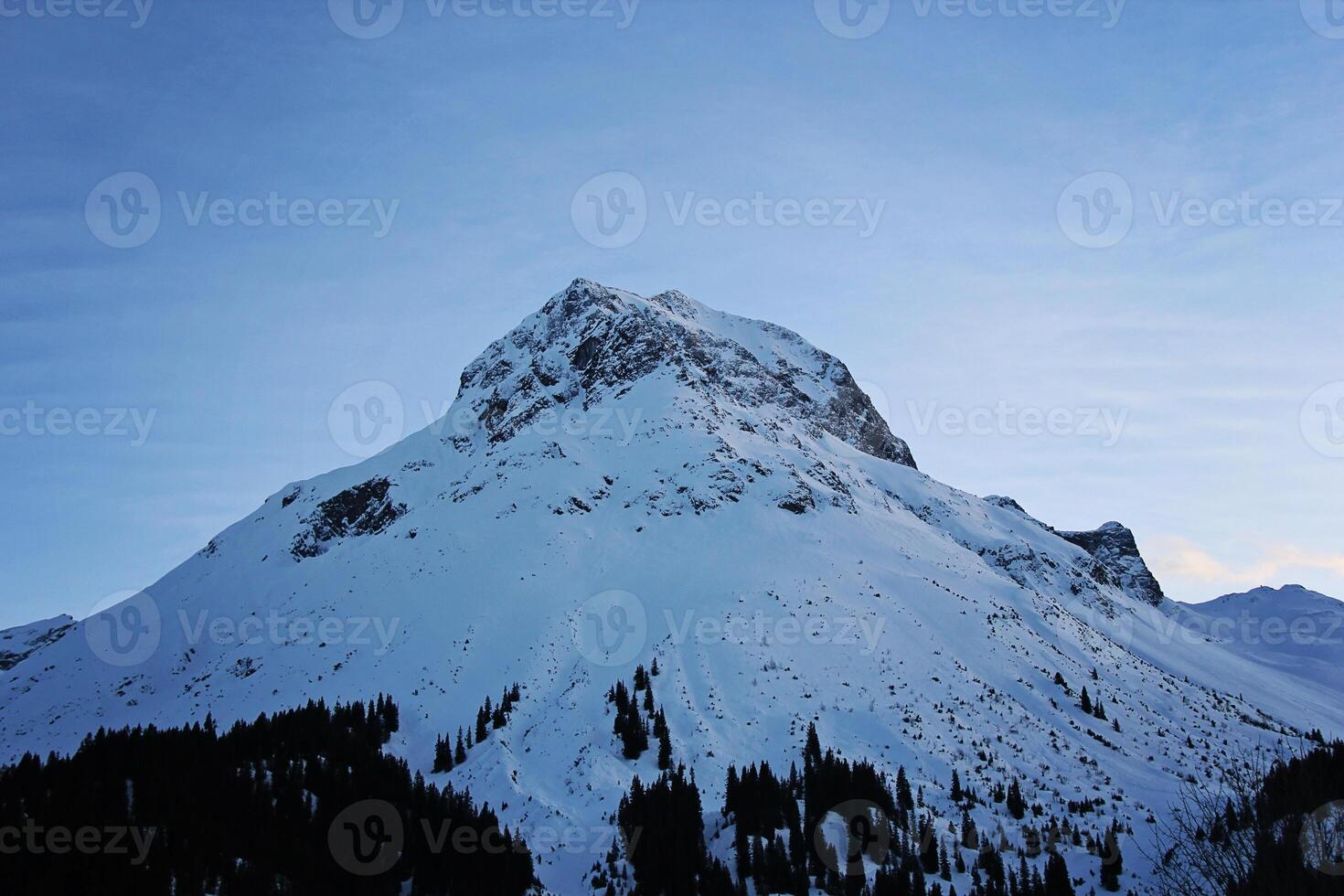 Lech am Arlberg Mountain in Winter photo
