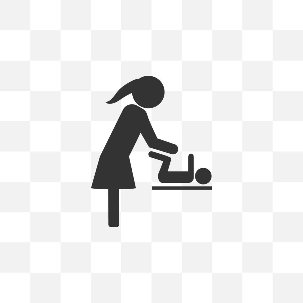 Baby change icon. illustration, flat design vector