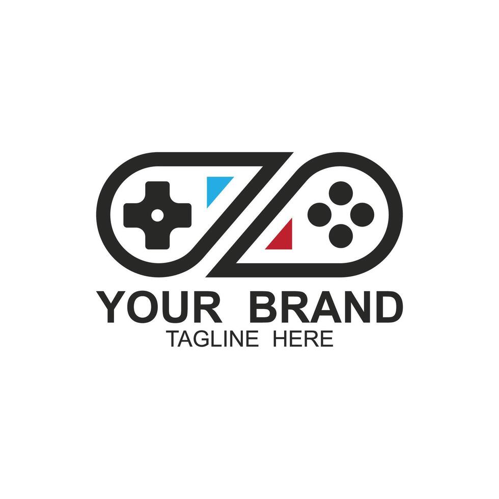 Game Console ,Game Controller Illustration symbol template. tihs logo ideal for gaming and entertainment industry vector
