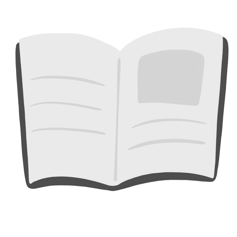 an open book icon on a transparent background png