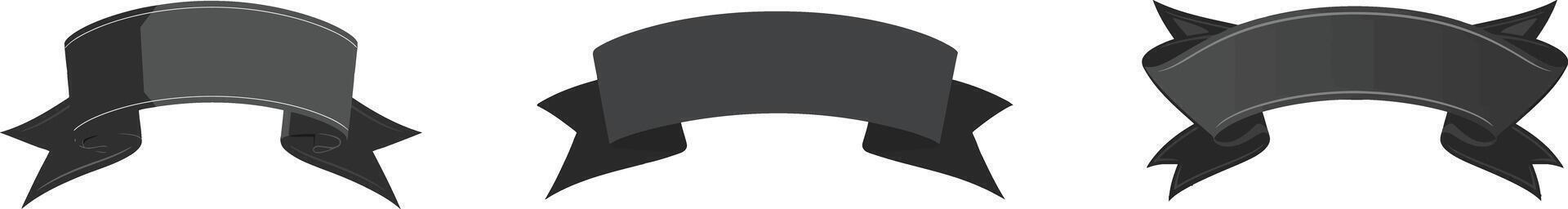 Monochrome Silhouette of Border Labels with Diverse Badge Designs vector