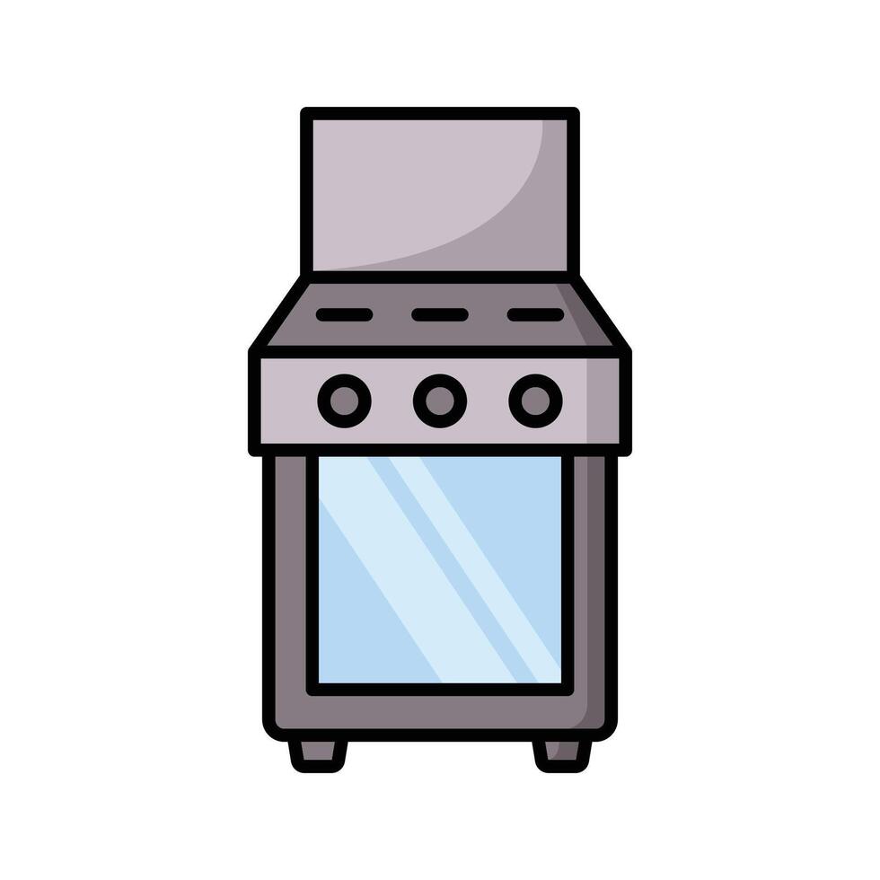 gas stove icon design template simple and clean vector
