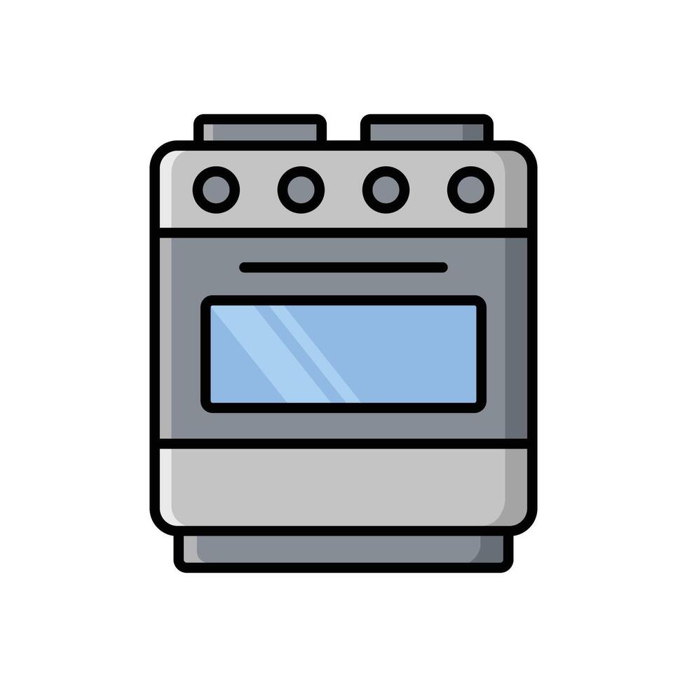 gas stove icon design template simple and clean vector