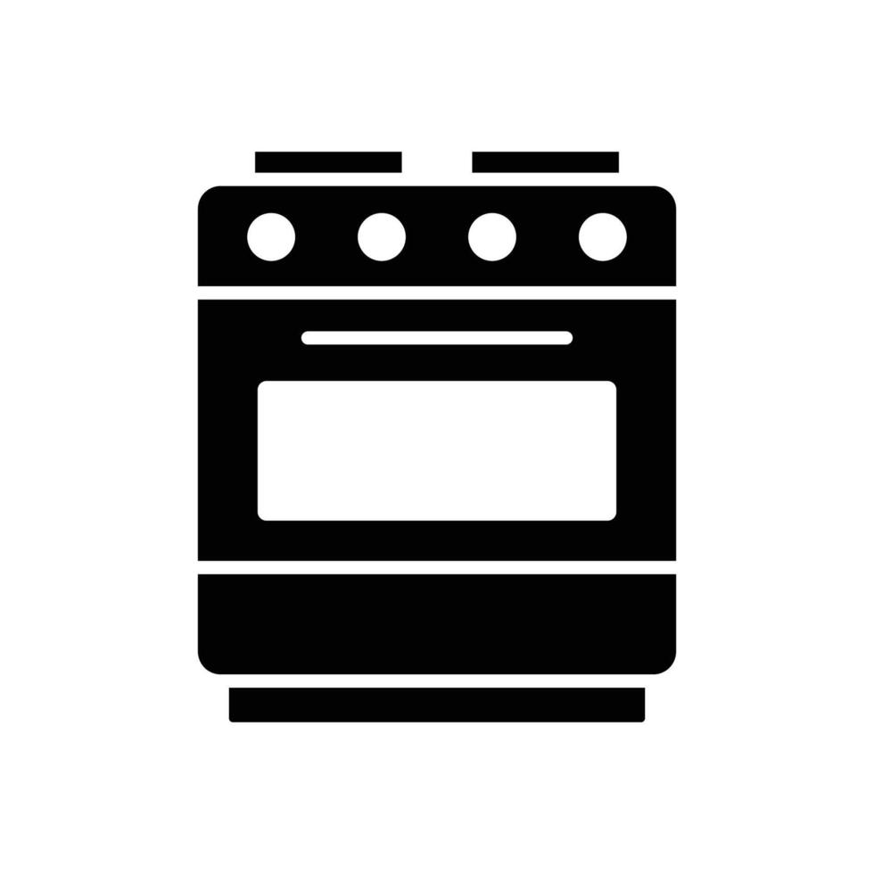 gas stove icon design template simple and clean vector