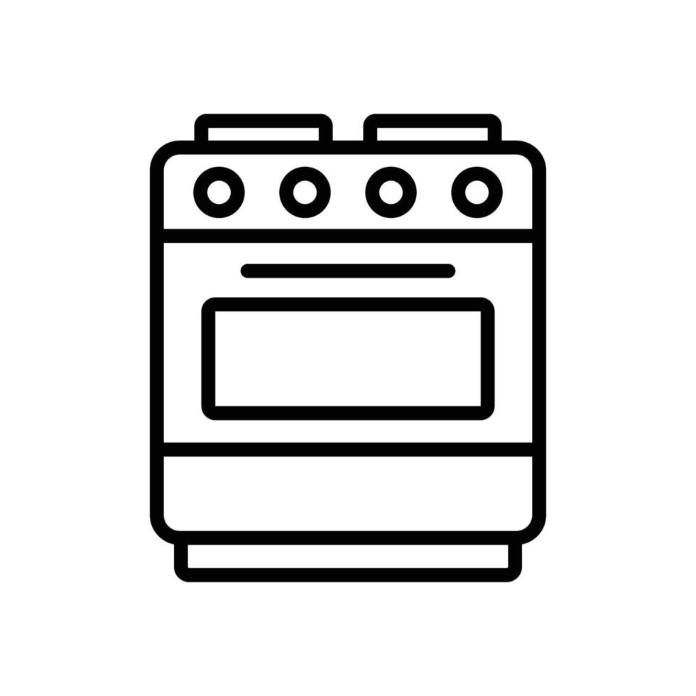 gas stove icon design template simple and clean vector