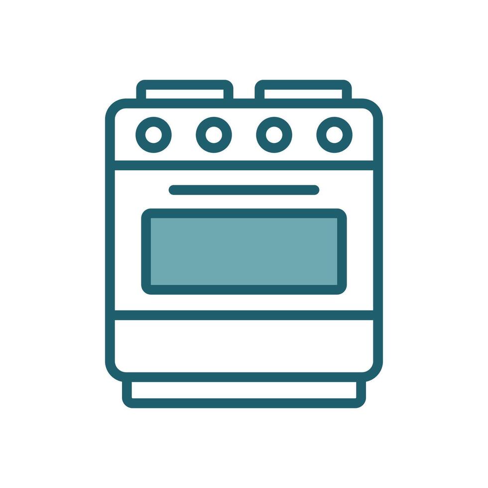 gas stove icon design template simple and clean vector