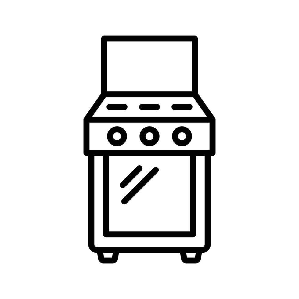 gas stove icon design template simple and clean vector