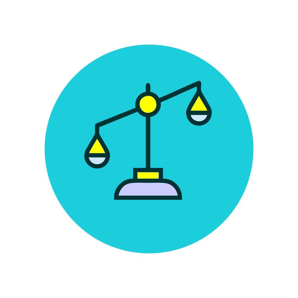 illustration of a weighing scale icon vector