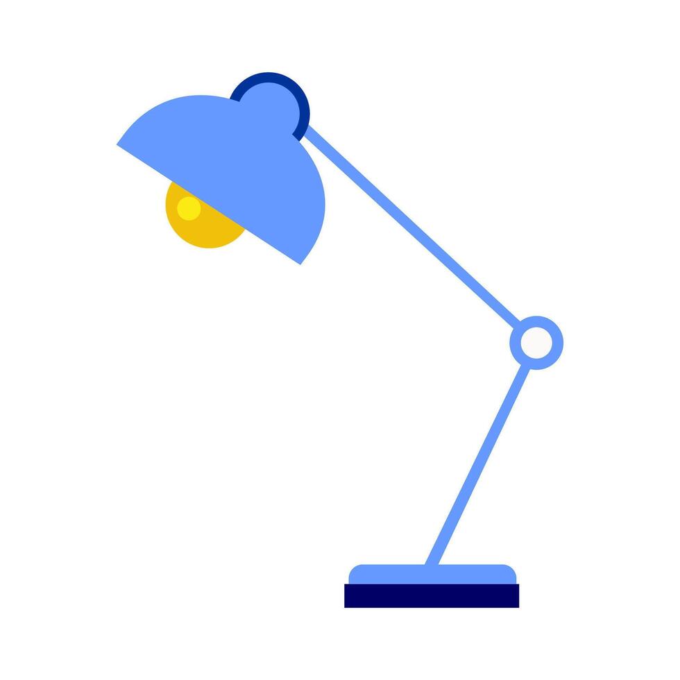 illustration of a study lamp icon vector