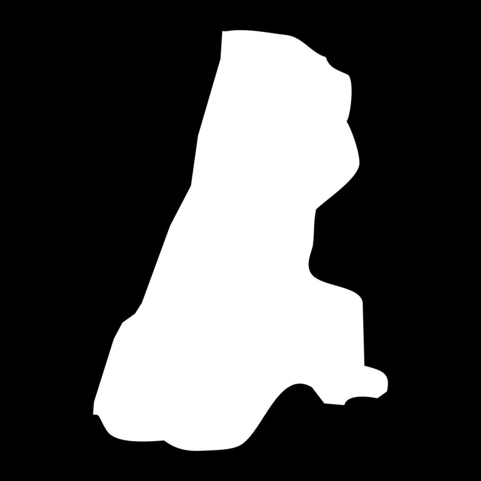 Tel Aviv District map, administrative division of Israel. vector
