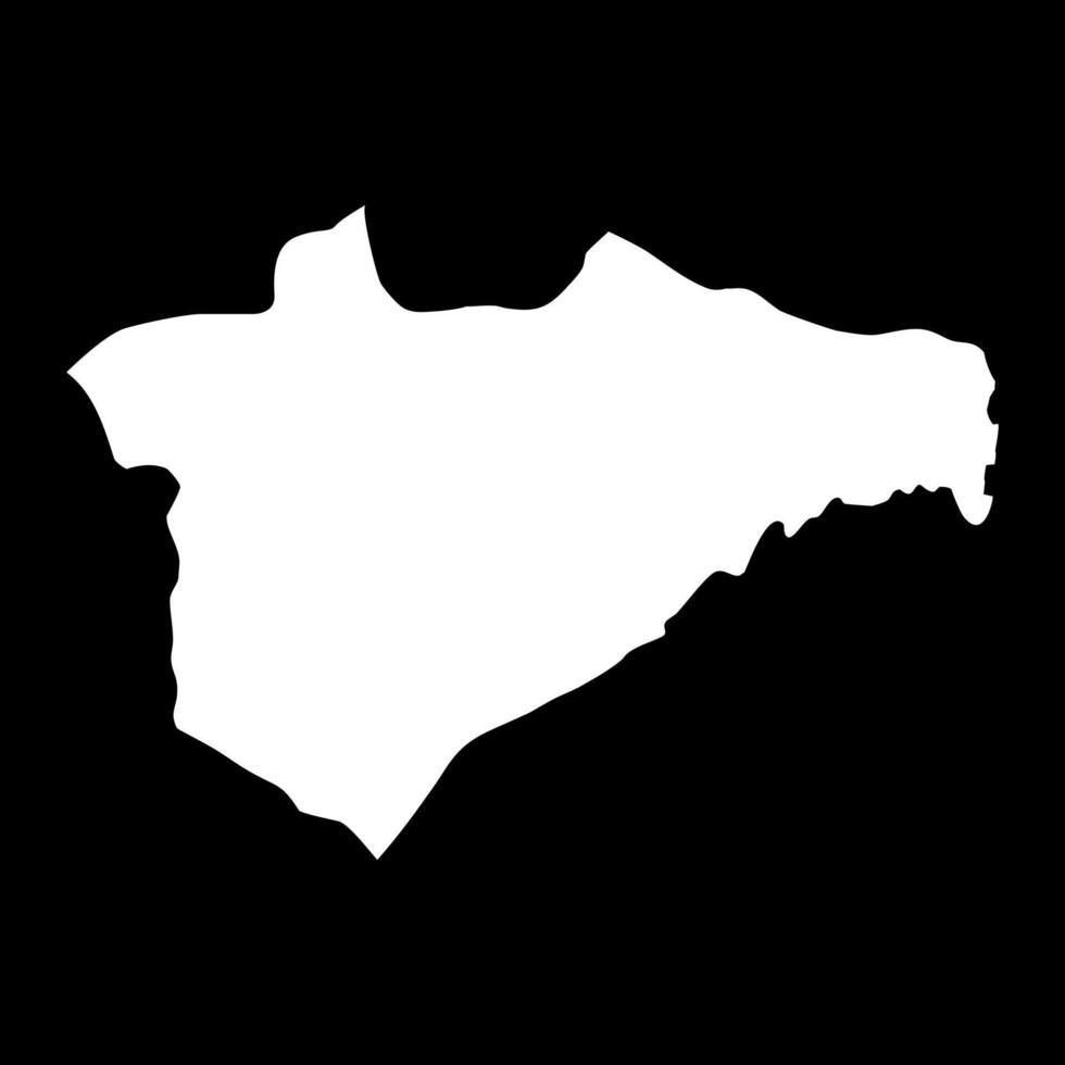 Jerusalem District map, administrative division of Israel. vector