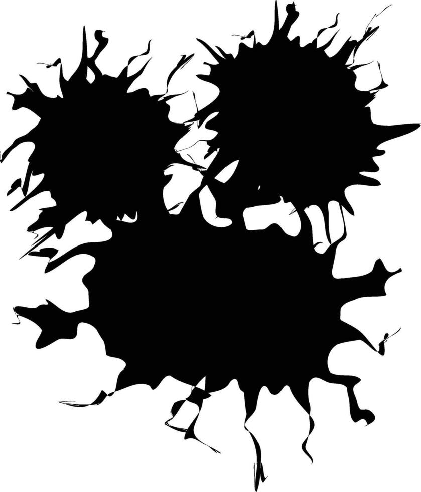 ink splash mark vector