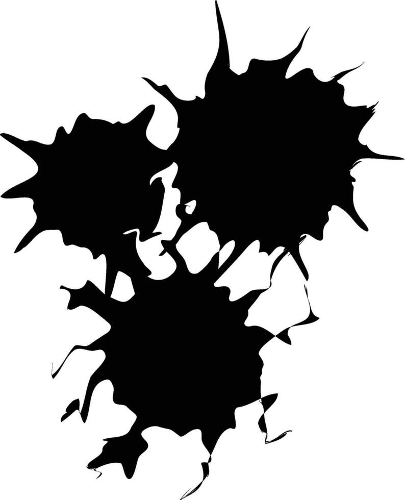 ink splash mark vector
