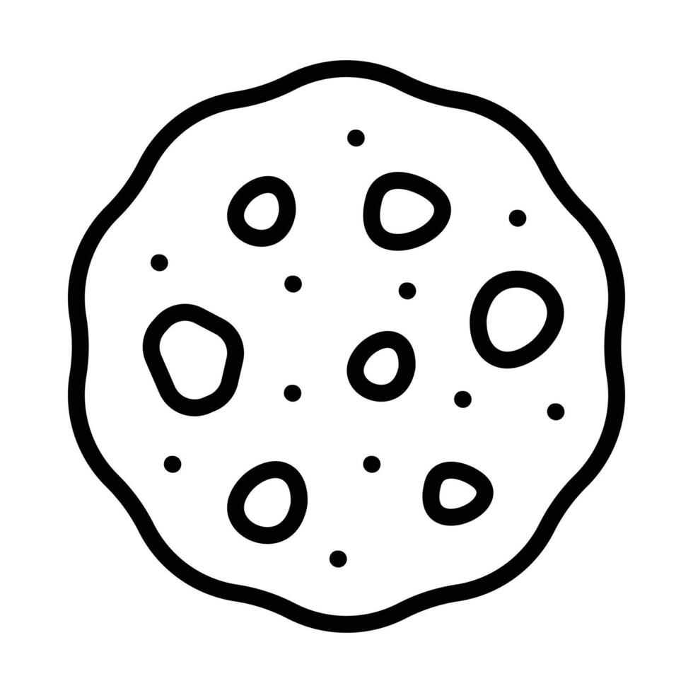 Simple Cookie icon. The icon can be used for websites, print templates, presentation templates, illustrations, etc vector