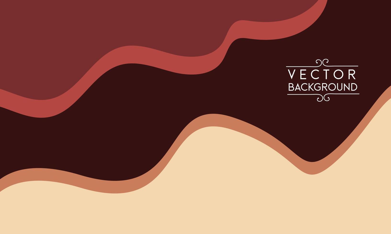 Web banner template colorful wave abstract background vector