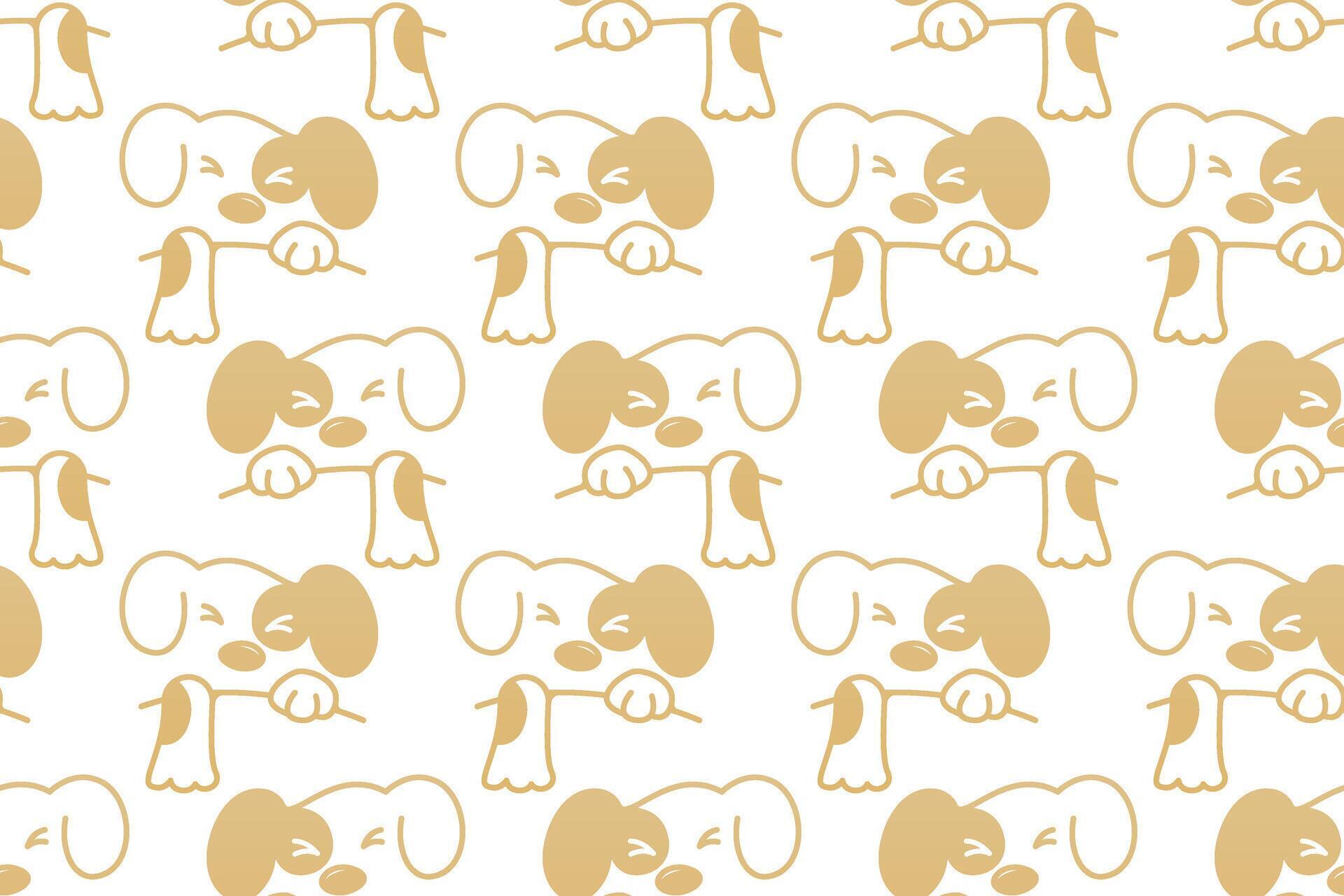 Cute dog seamless pattern background 46976708 Vector Art at Vecteezy