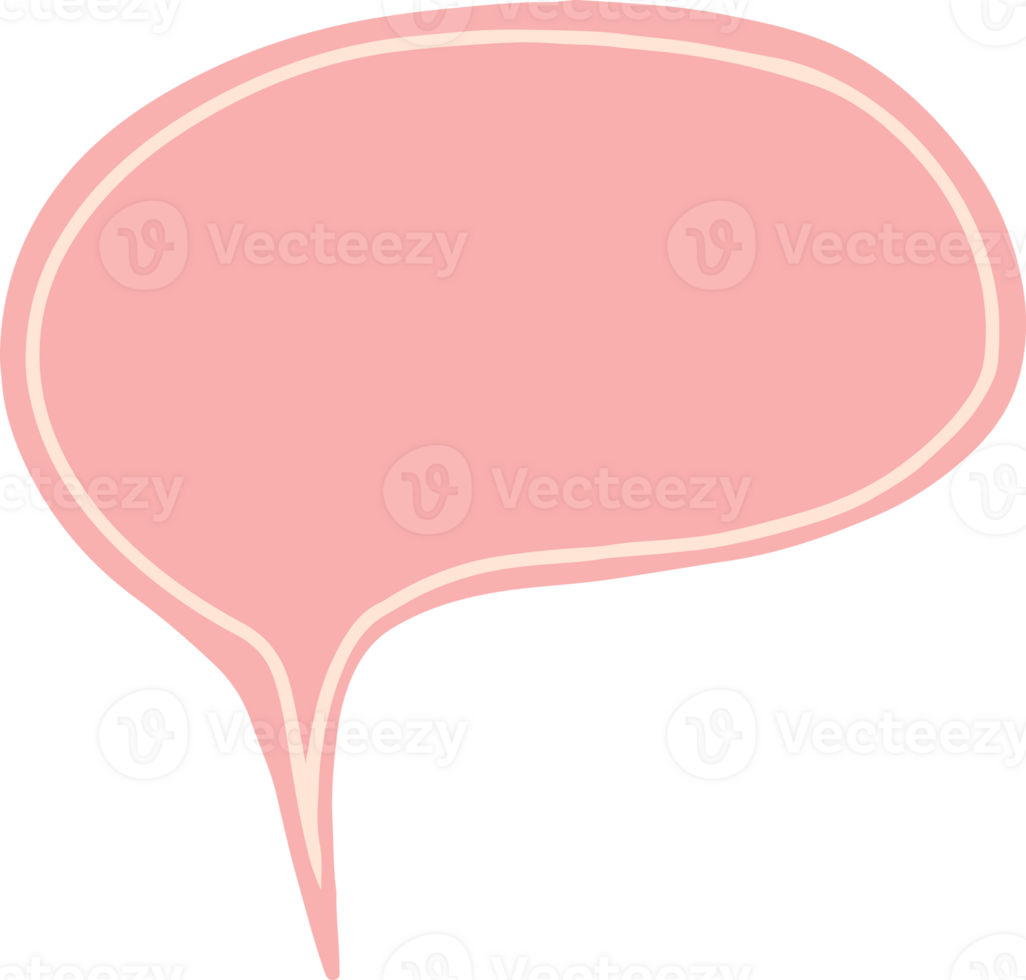 Simple buble text png