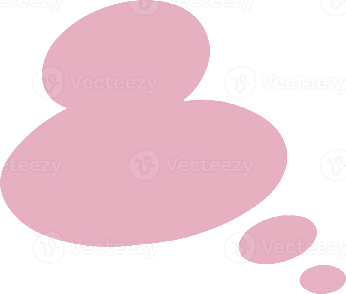 Simple buble text png