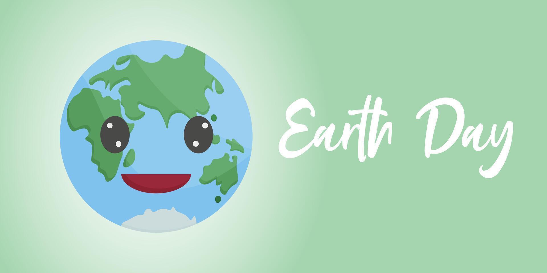 earth day. Save the earth. Earth Day Poster Template. Illustration vector