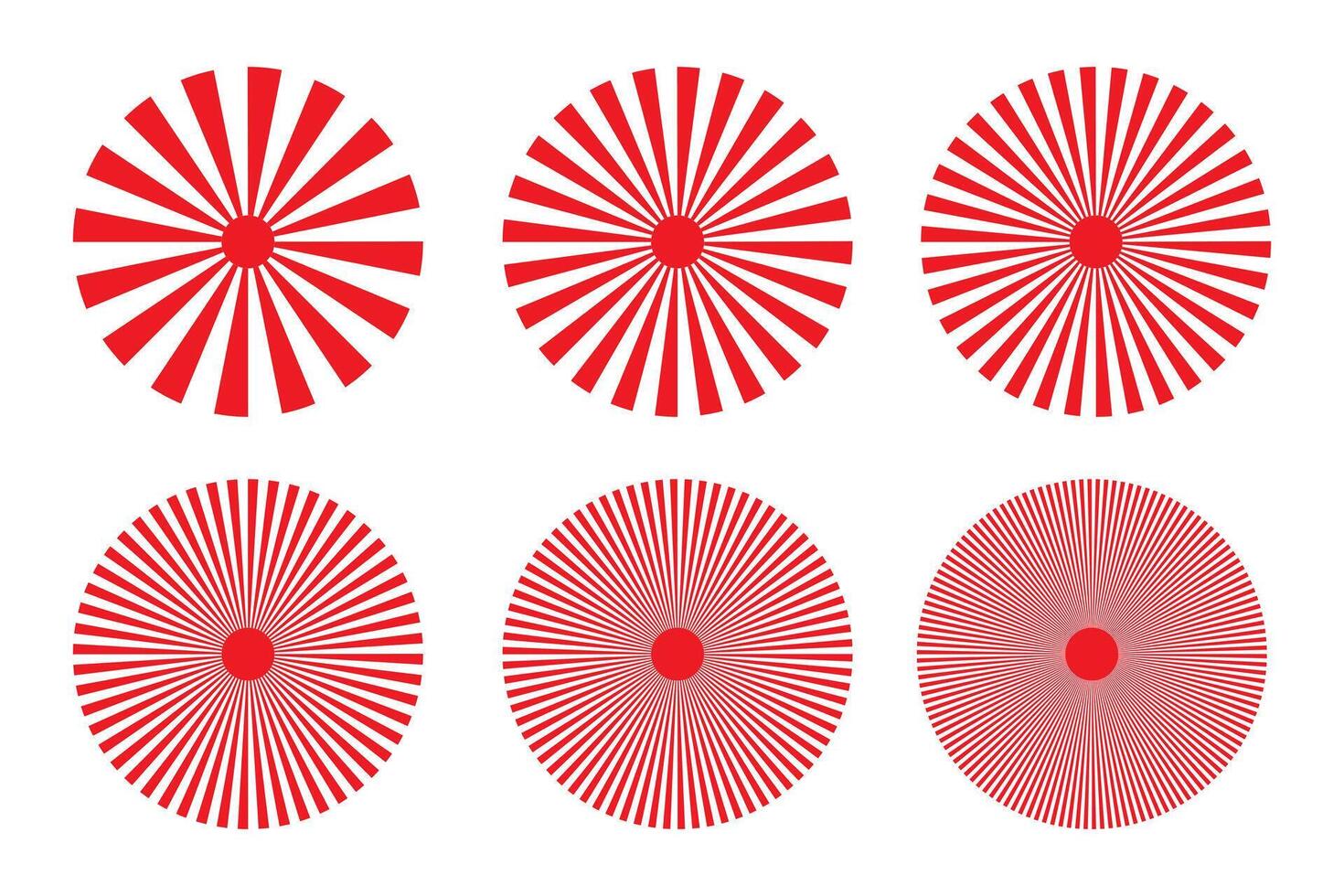 Sunburst pattern design in white background. Red and white sunray isolated illustration.. Vintage swirling pattern wallpaper. Radial spiral stripes backdrop. . Comic design element. vector