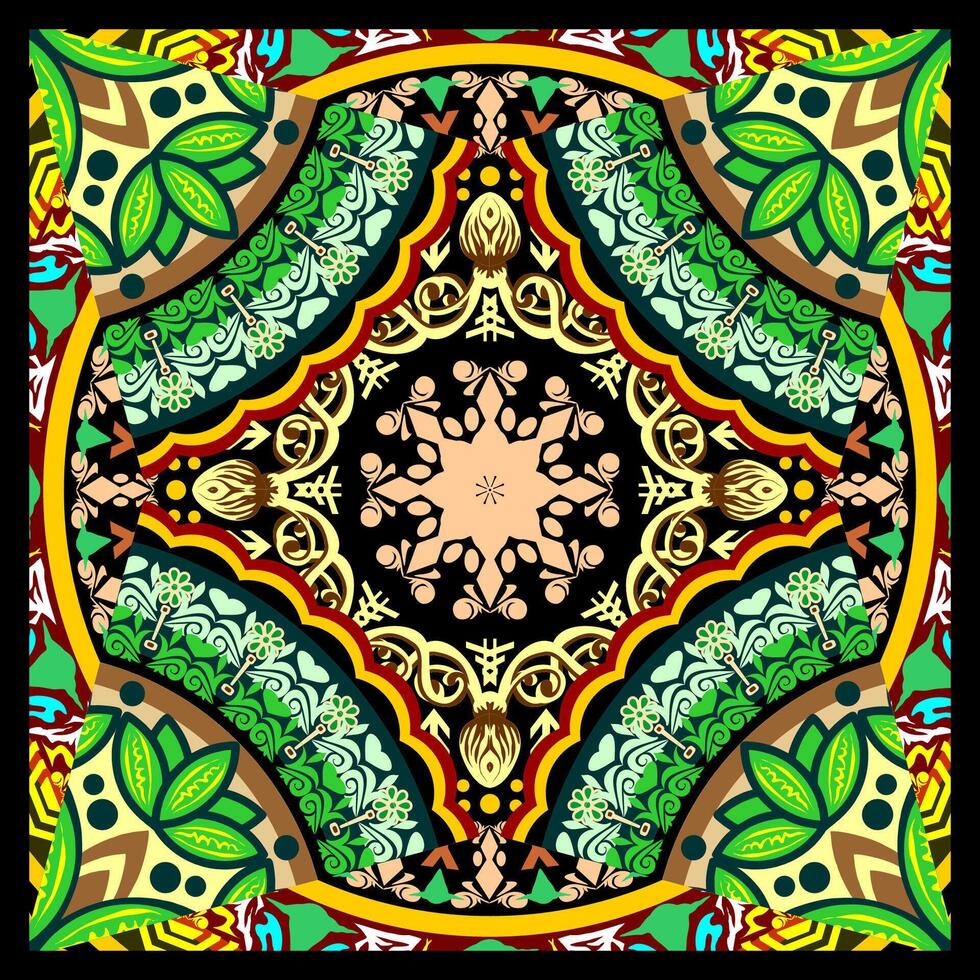 Rectangular Ornament Image vector