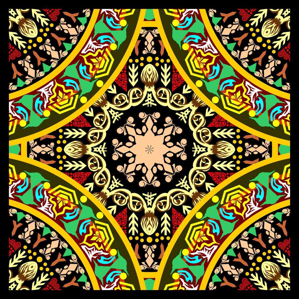 Rectangular Ornament Image vector