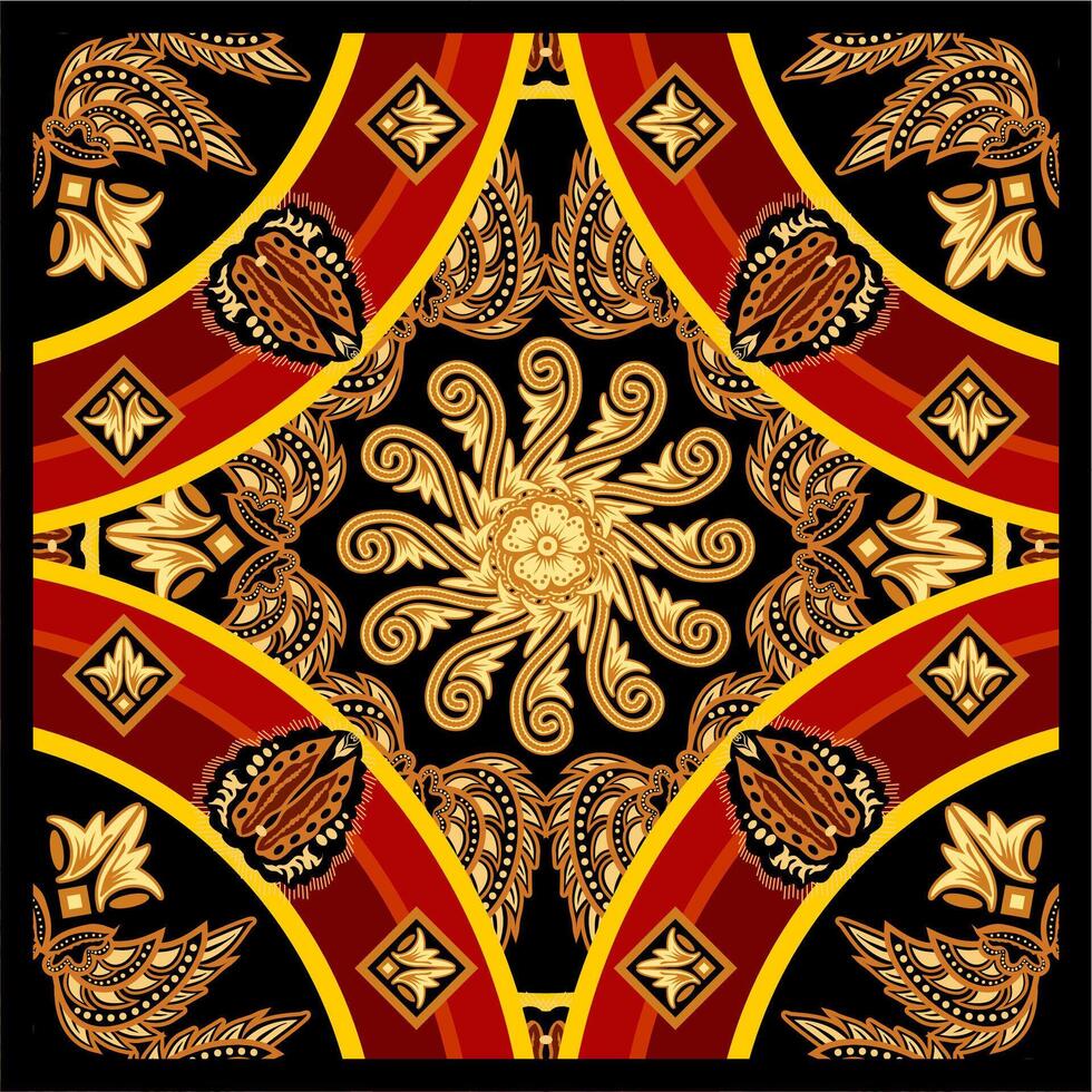 Rectangular Ornament Image vector