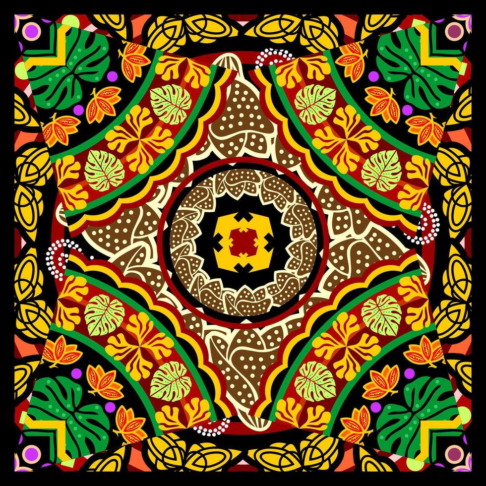 Rectangular Ornament Image vector