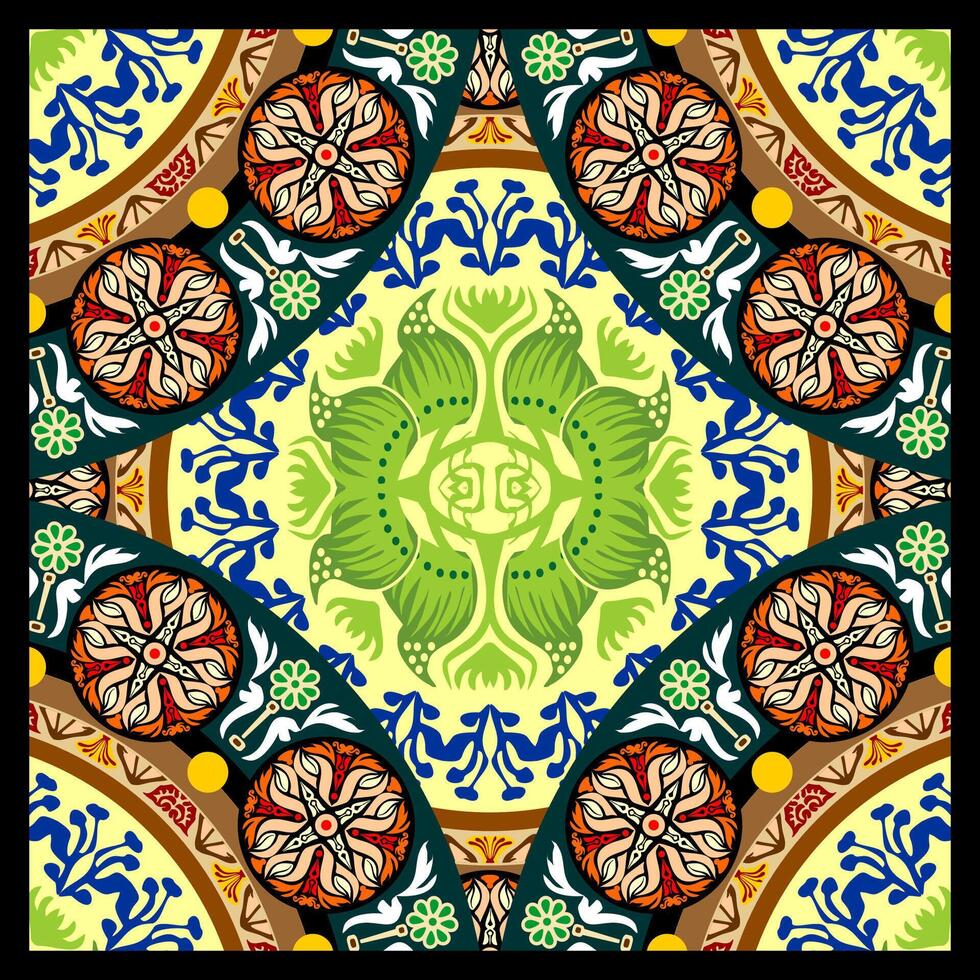 Rectangular Ornament Image vector