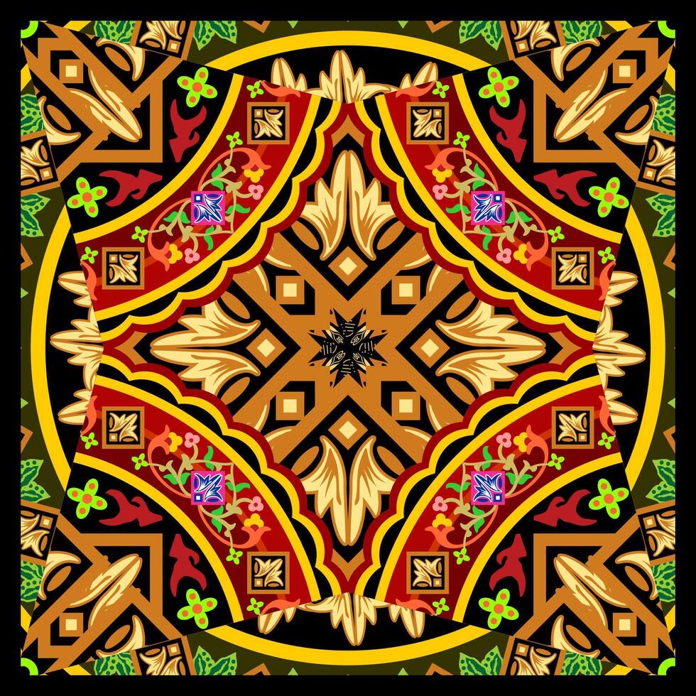 Rectangular Ornament Image vector