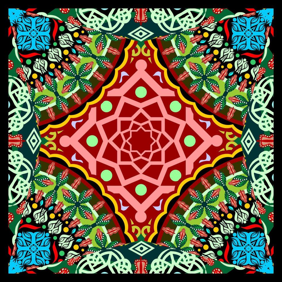 Rectangular Ornament Image vector